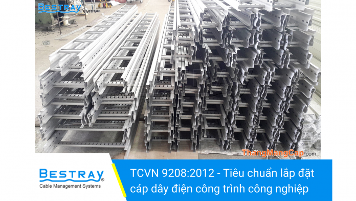 TCVN 9208:2012 – Tiêu chuẩn lắp đặt cáp dây điện công trình công nghiệp